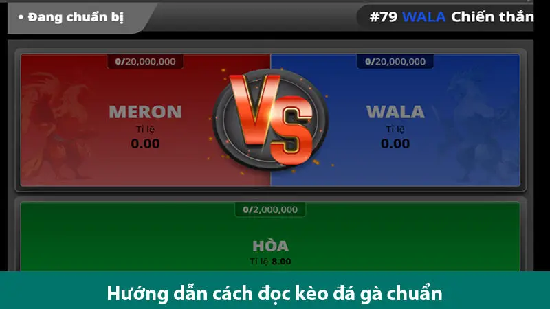 Cách đọc kèo đá gà chuẩn để chơi chọi gà online hiệu quả